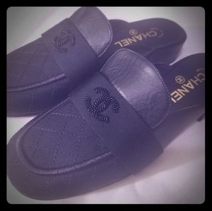 Chanel Cruise Mules w/ Pearl Embellishment - NWOB